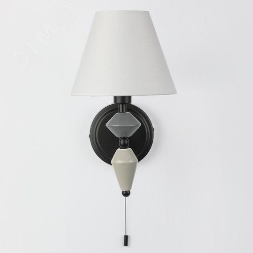 Бра светильник с выключателем 1хЕ14 40Вт классика 2096-401 Alisia - фото 4