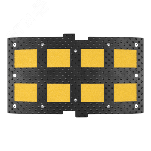 Изображение товара ИДН 900-1 Средний лежачий полицейский из ударопрочной резины для дорожных условий