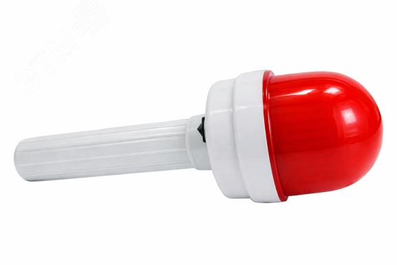 Изображение товара Фонарь сигнальный ФС-4У с батарейками тонкий, кнопка красный (шт)