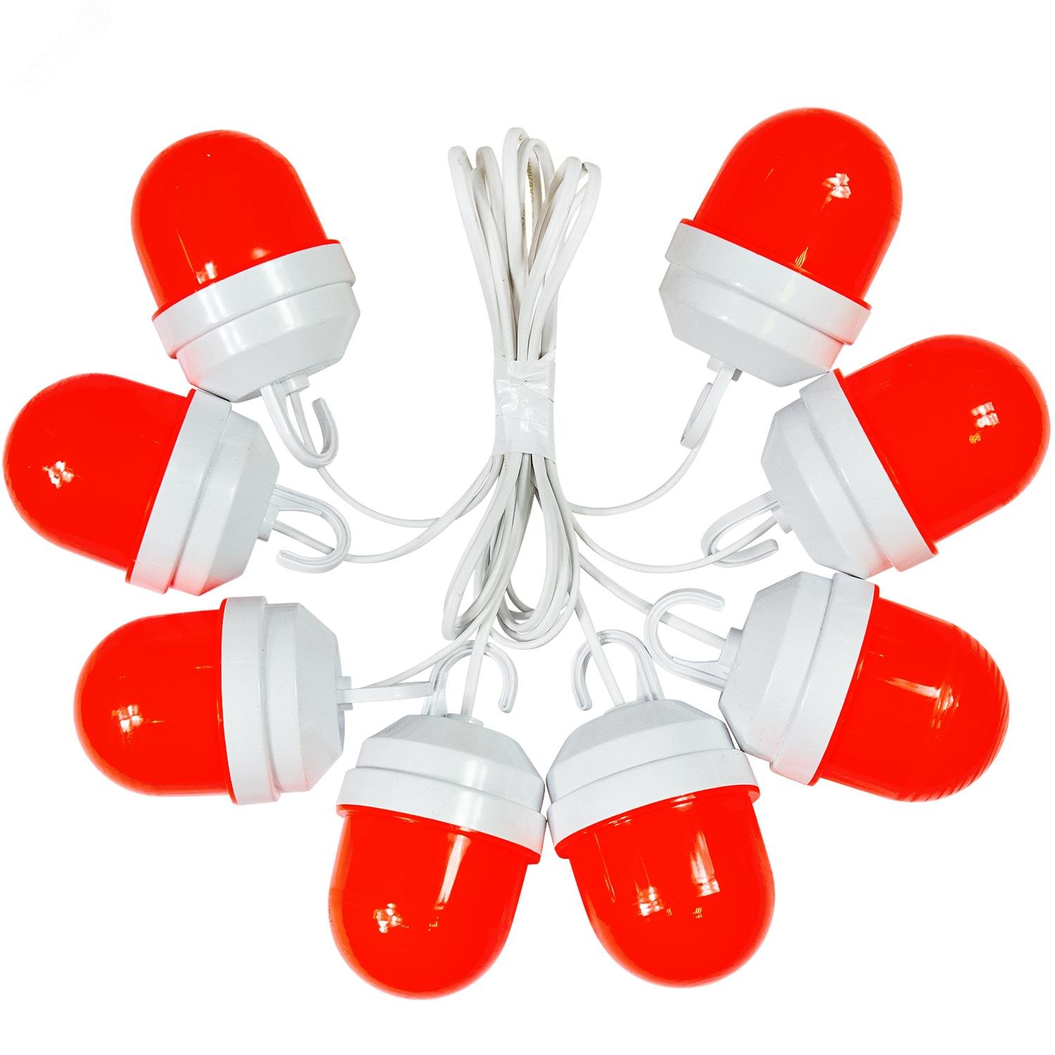 Изображение товара Гирлянда ФС-12 100м, шаг 2 м — декоративное наружное освещение