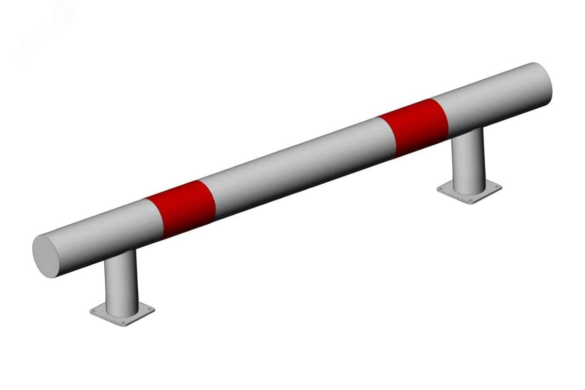 Изображение товара Колесоотбойник металлический КМ-2000/76х3, прямой на опорах (шт)