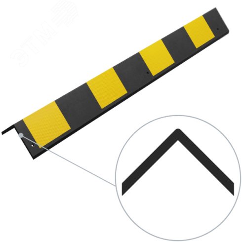 Изображение товара Демпфер угловой резиновый прямой ДУ-8 (шт)