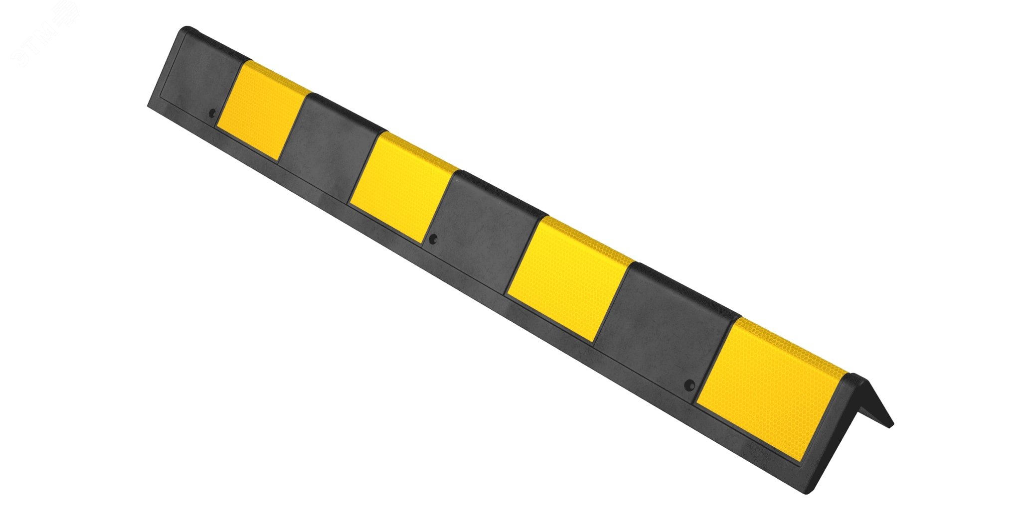 Изображение товара Угловой резиновый демпфер ДУ-12-900 с светоотражателем для защиты углов