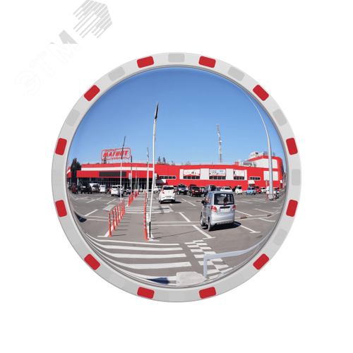 Изображение товара Зеркало дорожное со световозвращающей окантовкой d-1000 мм (шт)