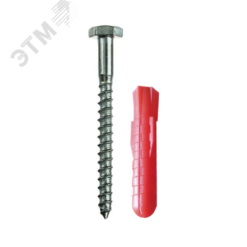 Изображение товара Шуруп-дюбель пластиковый 10х100 мм (шт)