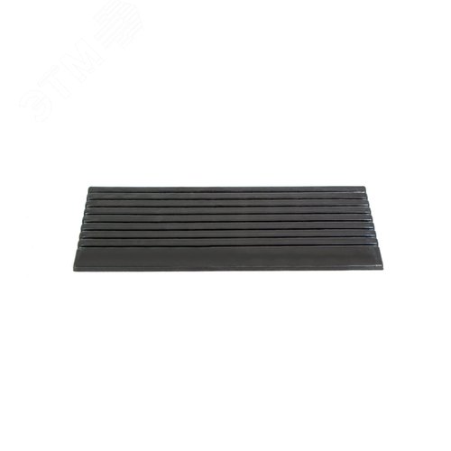 Изображение товара Съезд с бордюра, черный, резиновый, средняя часть СР-100-1 0,6х0,1х0,25м (шт)