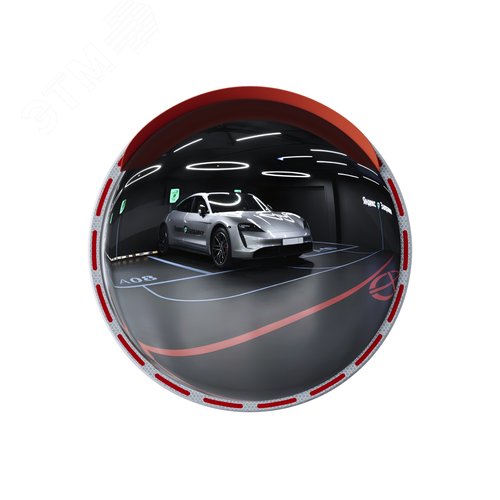 Изображение товара Зеркало сферическое с козырьком d-600 мм из нержавеющей стали (шт)