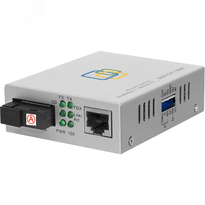 Медиаконвертер  10/100-Base-T / 100Base-FX, Tx/Rx: 1310/1550нм, V2 SNR-CVT-100A-V2 SNR - превью 2
