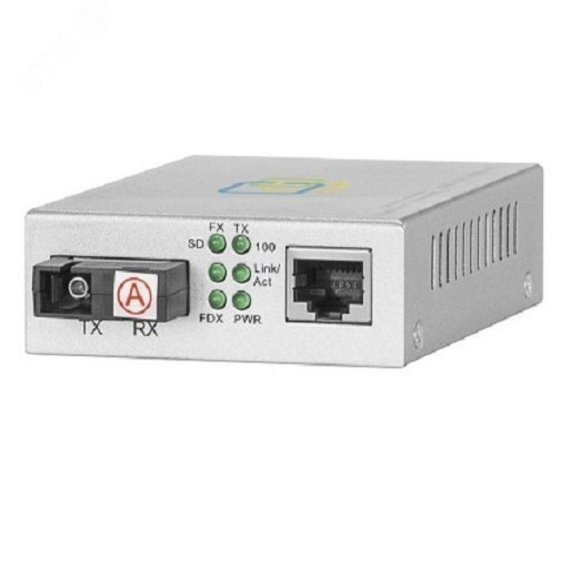 Медиаконвертер  10/100-Base-T / 100Base-FX, Tx/Rx: 1310/1550нм, V2 SNR-CVT-100A-V2 SNR - превью 3
