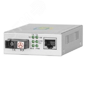 Медиаконвертер  10/100-Base-T / 100Base-FX, Tx/Rx: 1310/1550нм, V2 SNR-CVT-100A-V2 SNR - 3