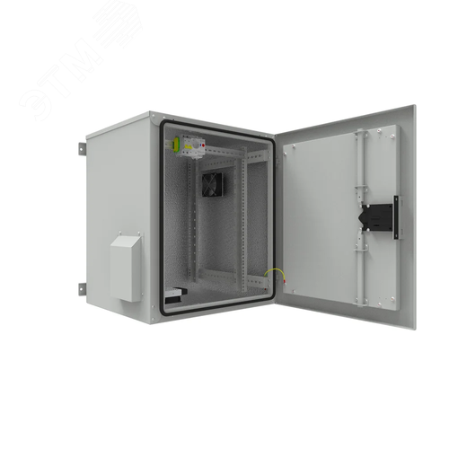 Изображение товара Шкаф уличный всепогодный 15U глубина 600мм (нагрев, охлаждение, контроль климата) (шт)