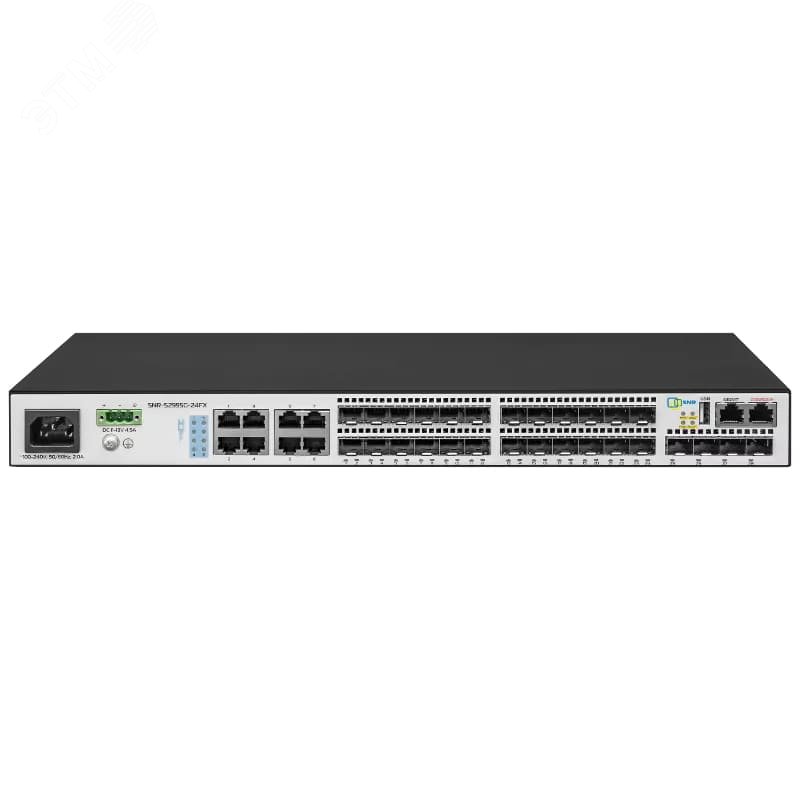 Коммутатор управляемый уровня 3 16 портов 100/1000BaseX SFP, 8 портов GE, 4 порта 1/10G SFP+ SNR-S2995G-24FX SNR - превью