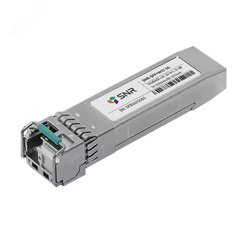 Изображение товара Модуль SFP+ WDM, дальность до 20км (12dB), 1330нм (шт)