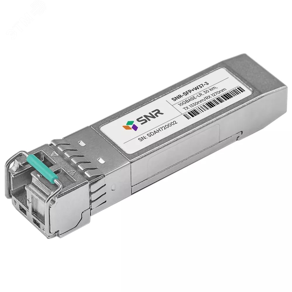 Изображение товара Модуль SFP+ WDM 10 Гб/с с LC коннектором для одномодового волокна