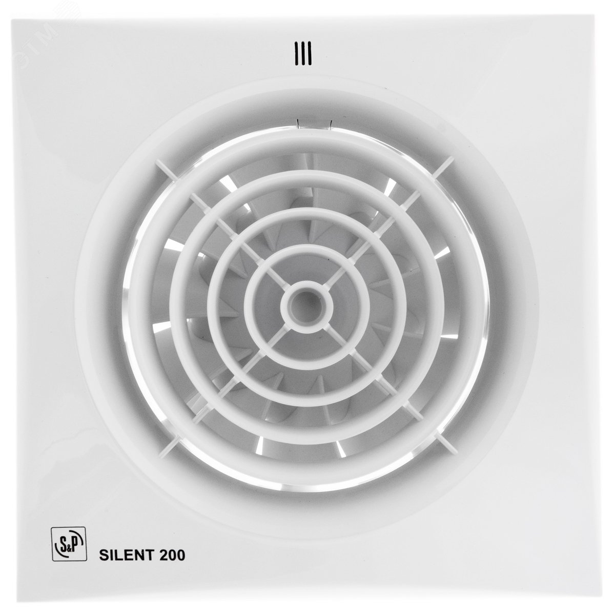 Изображение товара Вентилятор накладной Silent-200 CHZ с датчиком влажности (шт)