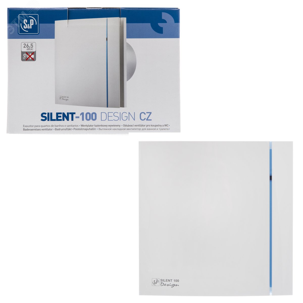 Вентилятор вытяжной Silent-100 CZ Design 5210601800 Soler & Palau - превью 4