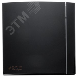 Вентилятор накладной Silent-200 CZ Black Design 4C