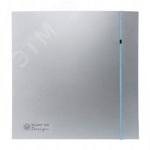 Изображение товара Вентилятор накладной Silent-300 CRZ Silver Design-3C Plus с таймером (шт)