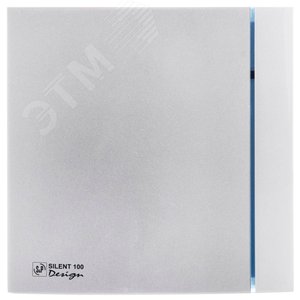 Вентилятор накладной Silent-100 CRZ Silver Design 3C с таймером 03-0103-134 Soler & Palau