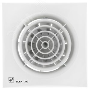 Изображение товара Вентилятор вытяжной Silent-200 CRZ с таймером (шт)