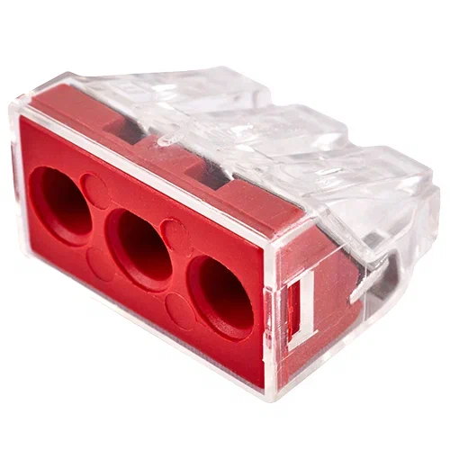 Клемма соединительная  3-контактная Elеctrodeel ED 773-173-b6, сечение 2,5-6,0 мм2, 41А/400В (упаковка 6 штук)