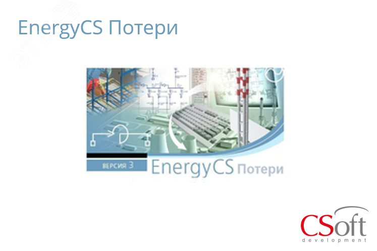 Изображение товара Право на использование программного обеспечения EnergyCS Потери (3.x, сетевая лицензия, доп. место) (шт)