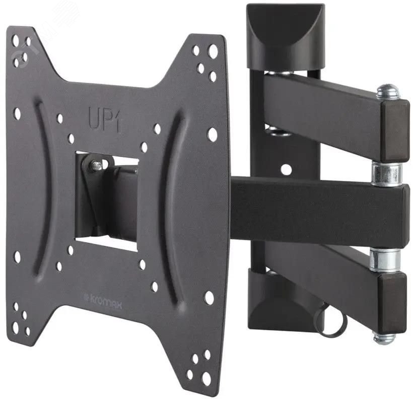 Изображение товара Кронштейн для телевизора DIX-22 15''-48'' макс.35кг настенный поворотно-выдвижной и наклонный, черный (шт)