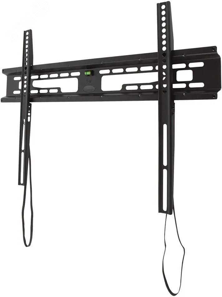 Изображение товара Кронштейн для телевизора FLAT-1 32''-90'' макс.65кг настенный фиксированный, черный (шт)