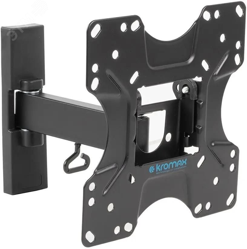 Изображение товара Кронштейн для телевизора OPTIMA-213 20''-43'' макс.30кг настенный поворот и наклон, черный (шт)