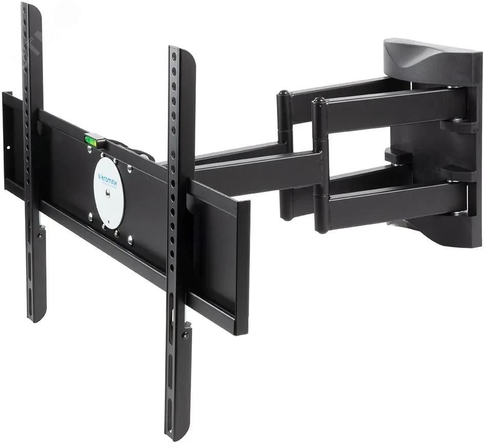 Изображение товара Кронштейн для телевизора ATLANTIS-55 26''-65'' макс.45кг настенный поворотно-выдвижной и наклонный, черный (шт)