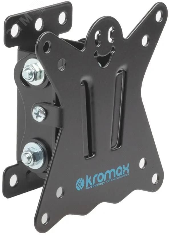 Изображение товара Кронштейн для телевизора CASPER-101 10-32 дюймов, наклонный, черный от Kromax