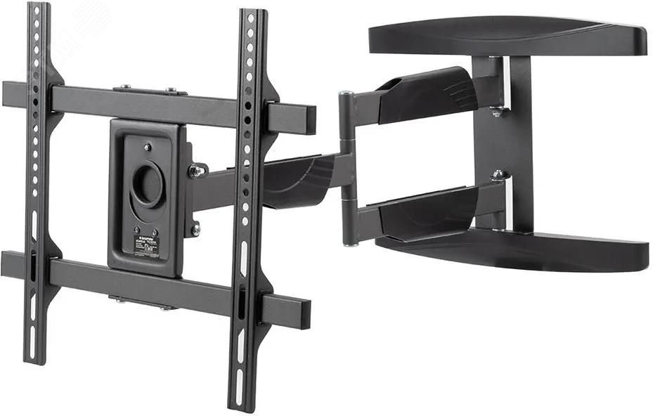 Изображение товара Кронштейн для телевизора ATLANTIS-60 26''-65'' макс.40кг настенный поворотно-выдвижной и наклонный, черный (шт)