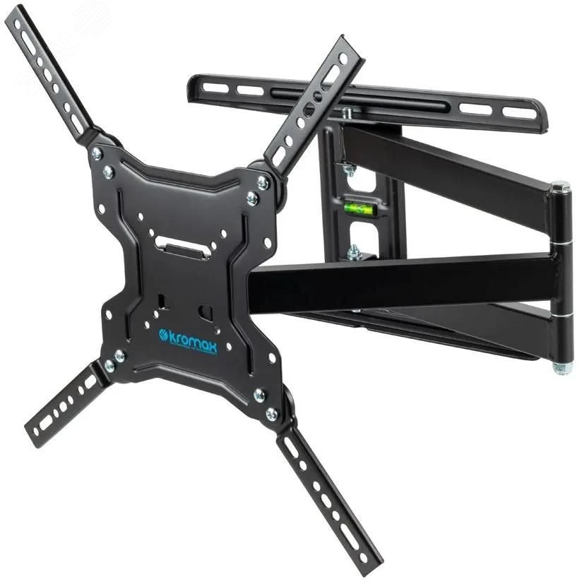 Изображение товара Кронштейн для телевизора DIX-19 22''-65'' макс.45кг настенный поворотно-выдвижной и наклонный, черный (шт) Изображение товара Кронштейн для телевизора DIX-19 22''-65'' макс.45кг настенный поворотно-выдвижной и наклонный, черный (шт)