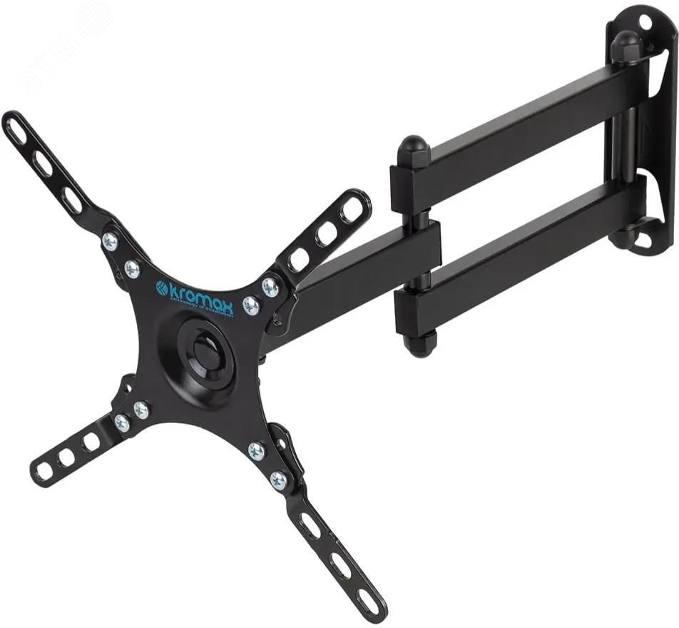 Изображение товара Кронштейн для телевизора DIX-13 15''-42'' макс.20кг настенный поворотно-выдвижной и наклонный, черный (шт)