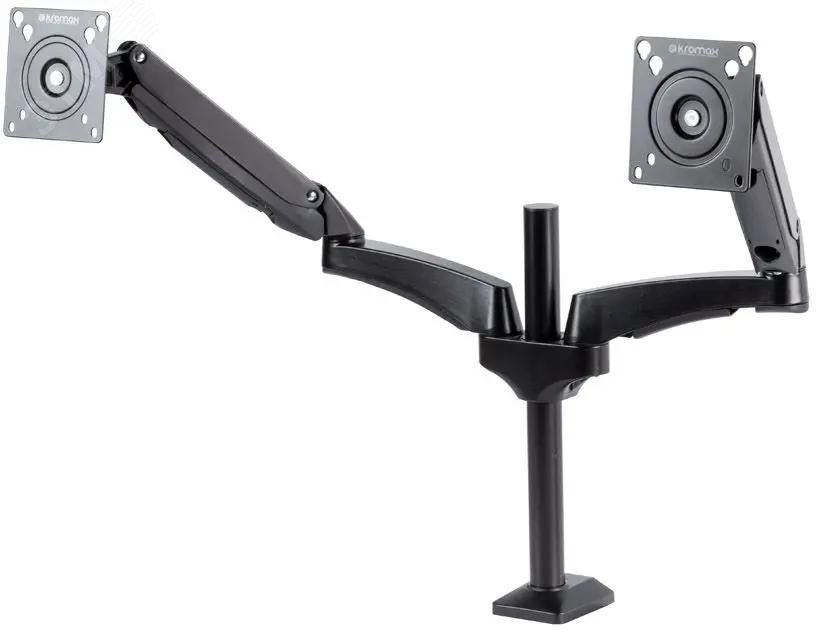 Изображение товара Kromax OFFICE-12: настольный кронштейн для мониторов 15''-32'', 12 кг, поворот 360°