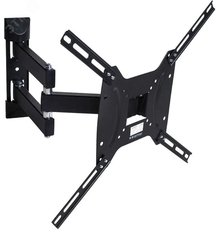 Изображение товара Кронштейн Kromax DIX-24 для 15''-55'' до 35 кг, настенный поворотно-выдвижной, черный