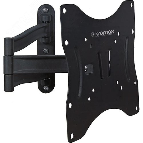 Изображение товара Кронштейн для телевизора TECHNO-3 15''-40'' макс.20кг настенный поворотно-выдвижной и наклонный, серый (шт)