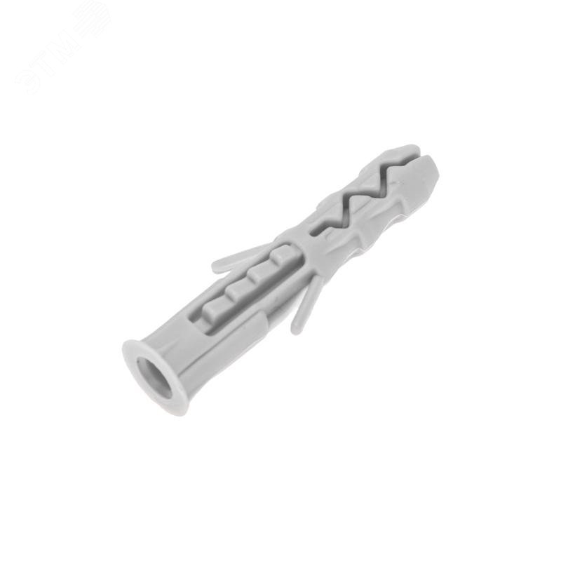 Изображение товара Дюбель распорный 8х50 мм серый из нейлона для кирпича бетона 100 шт