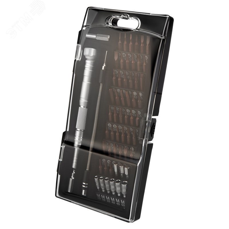 Изображение товара Набор отверток KRANZ для точных работ 62 предмета высокого качества