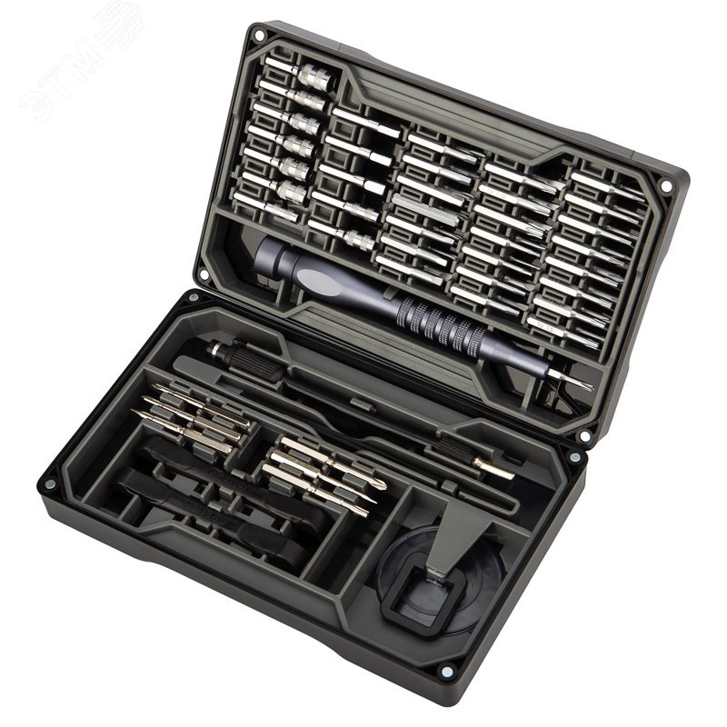 Изображение товара Набор отверток для точных работ 73 предмета KRANZ высокого качества