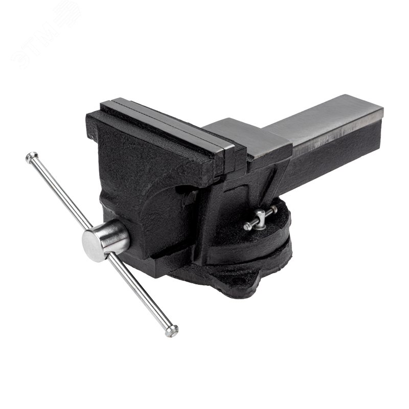 Изображение товара Слесарные тиски 150 мм поворотные с наковальней Kranz KR-12-5102