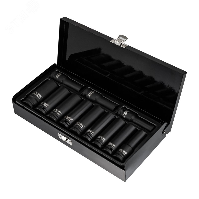 Изображение товара Комплект ударных головок 1/2'' 78 мм 10-24 мм 12 предметов REXANT