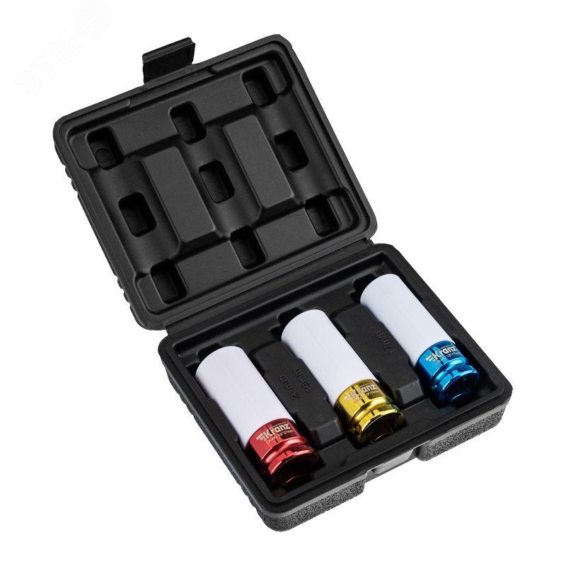 Изображение товара Ударные шестигранные головки 1/2' для колесных дисков 17-19-21 мм