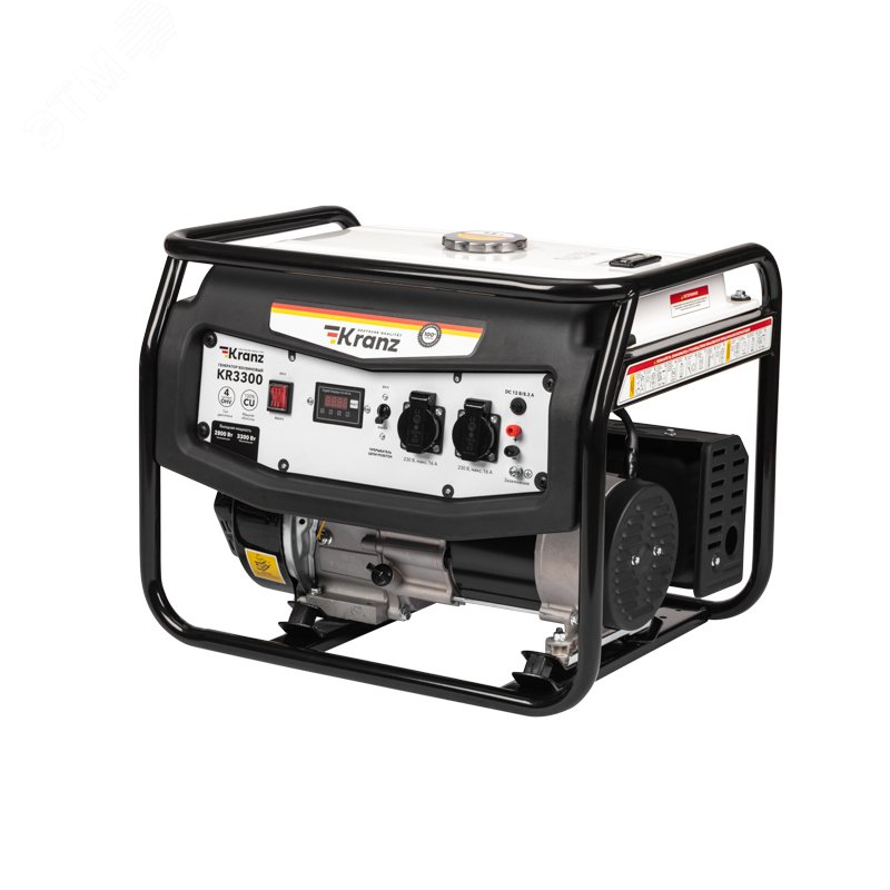 Изображение товара Генератор бензиновый KR3300 3 3 кВт 15л ручной стартер Китай