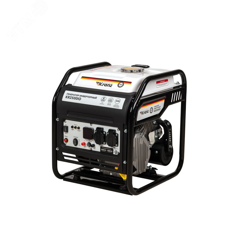 Изображение товара Генератор бензиновый инверторный KR2500IO, 2,5кВт, 7л, откр (шт)