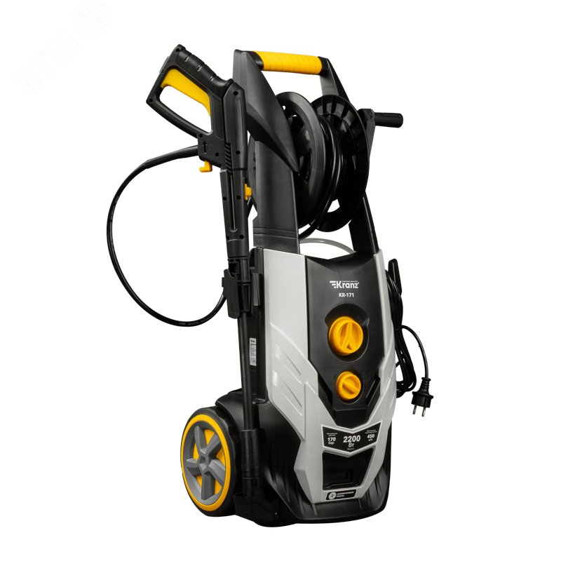 Изображение товара Мойка высокого давления KR-171 2200Вт 170бар 450л/ч с автоматической защитой