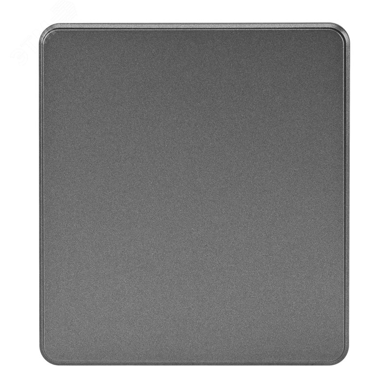 Изображение товара Заглушка с суппортом Kranz серия ROUND Титан для подрозетников