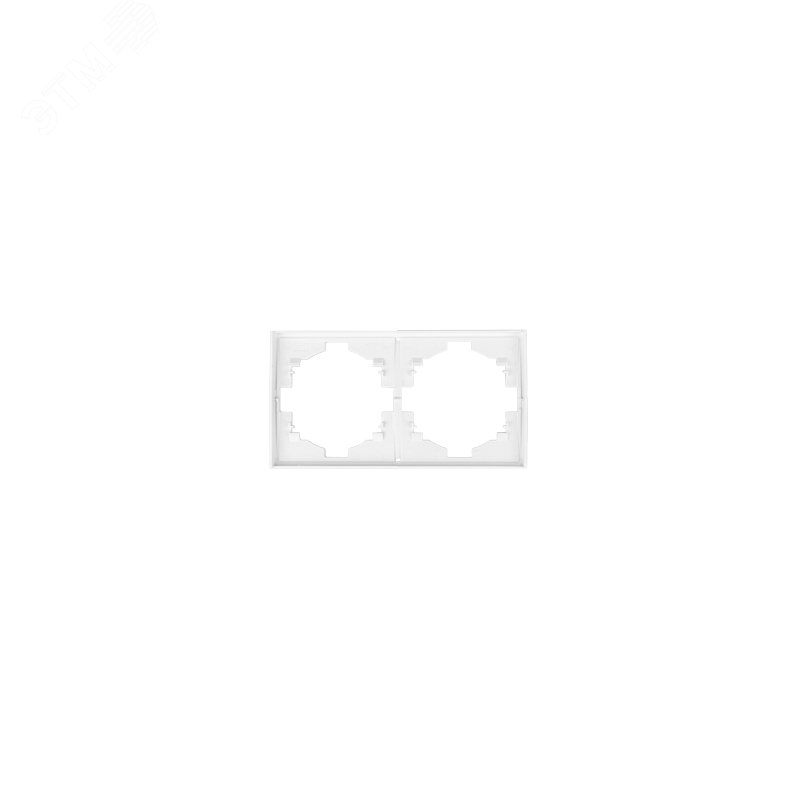 Изображение товара Рамка 2-постовая жемчуг Kranz для розеток и выключателей