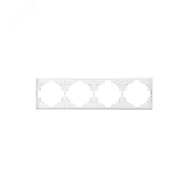 Изображение товара Рамка 4-постовая жемчуг KRANZ для розеток и выключателей