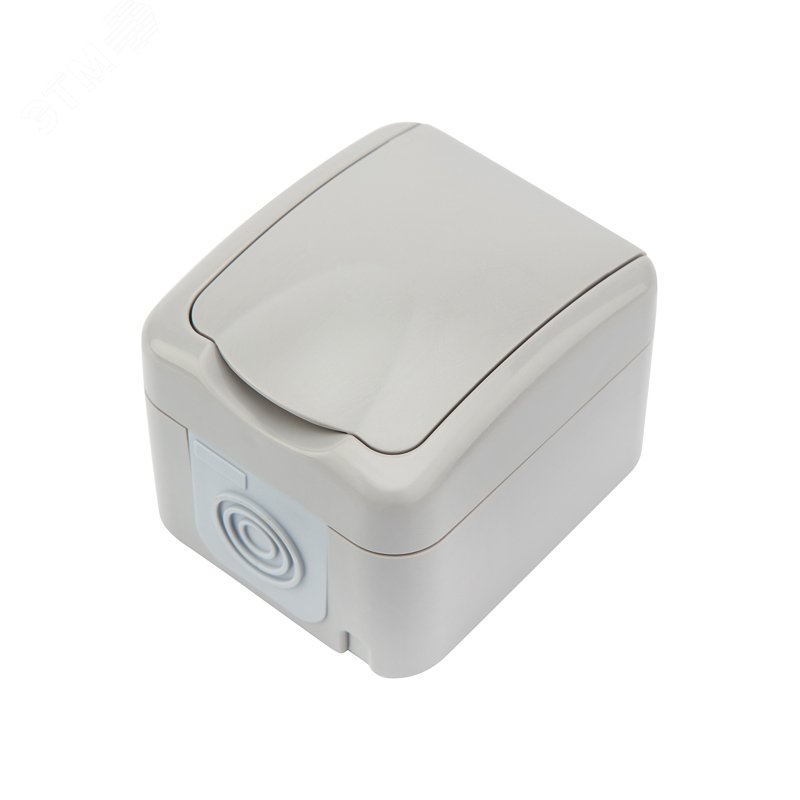 Изображение товара Одноместная розетка Mini OG IP54 с заземлением для улицы и влажных помещений